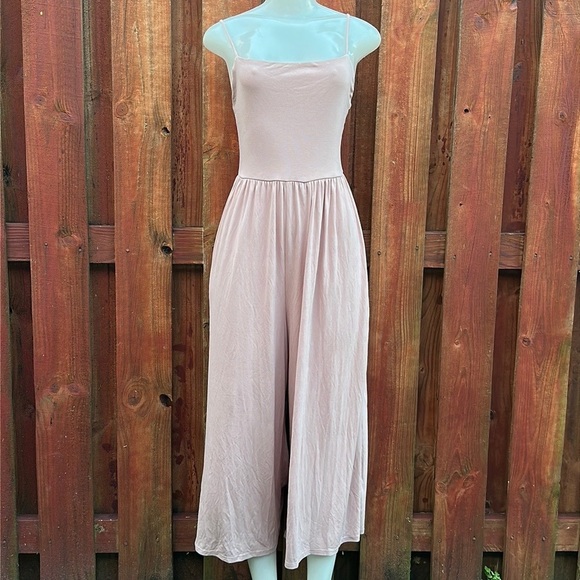 Silence + Noise Belinda Ribbed Knit Wide-Leg Jumpsuit Size M - Picture 3 of 16